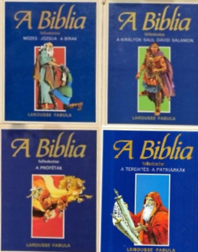 Michel de France, Étienne Dahler, Havas Fanny Rigó Béla (ford.), Pór Judit (lektor), Kovács Miklós (lektor) - A Biblia felfedezése: I-IV. (Ószövetség: A teremtés - A Pátriárkák - Józsua - A Bírák - A királyok - Saul-Dávid - Salamon - A próféták) Színes képregény