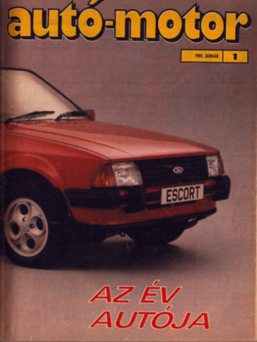 Kókai Imre (Főszerk.) - Autó-motor 1981. teljes évfolyam (2 kötetbe kötve)