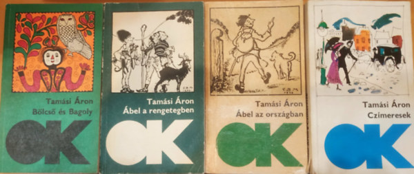 Tamási Áron - 4 db Olcsó könyvtár, Tamási Áron: Ábel a rengetegben + Ábel az országban + Bölcső és bagoly + Czímeresek