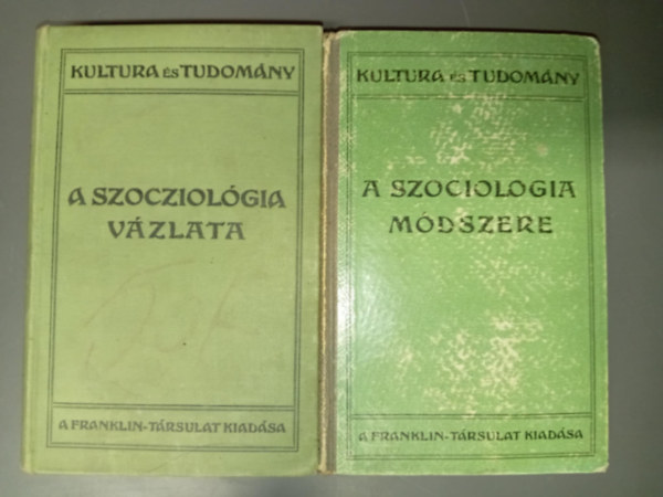 G. Palante Durkheim Emil - A szociolgia mdszere + A szociolgia vzlata (2 ktet)