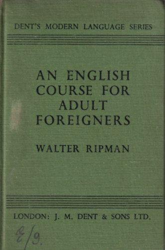 Walter Ripman - An English Course for Adult Foreigners