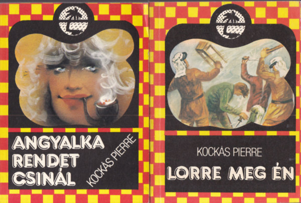 Kockás Pierre - 2 db. Kockás Pierre (Angyalka rendet csinál + Lorre meg én)