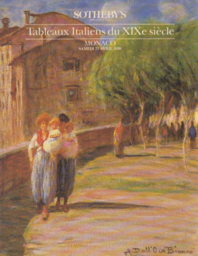 Sotheby's: Tableaux Italiens du XIXe sicle (Monaco, Avril 21, 1990)