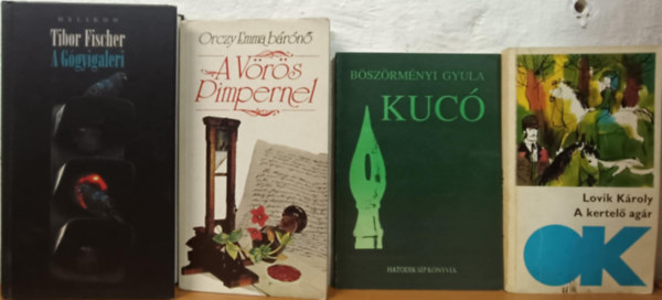 Orczy Emma Bárónő, Lovik Károly, Böszörményi Gyula Tibor Fischer - Magyar irodalmi könyvcsomag