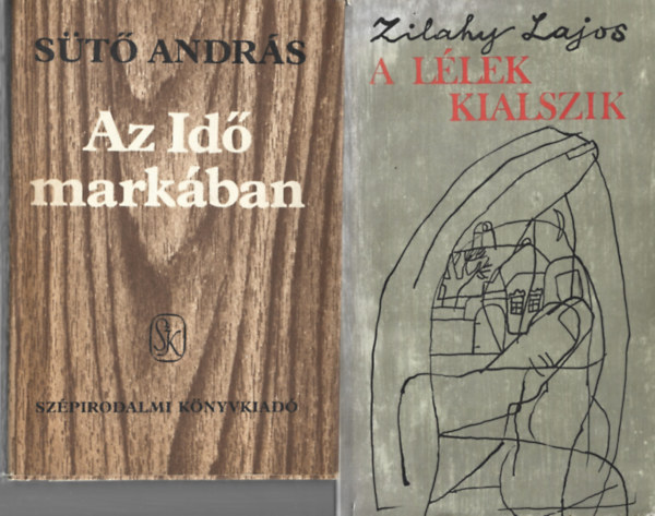 2 db k�nyv, S�t� Andr�s: Az id� mark�ban, Zilahy Lajos: A l�lek kialszik