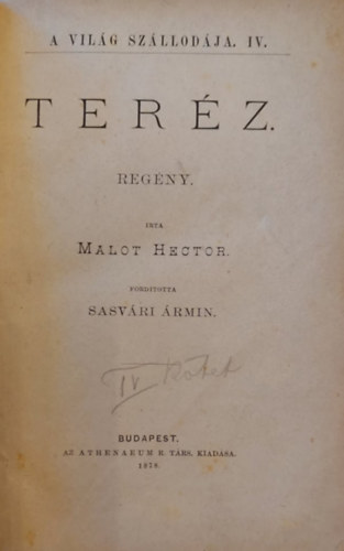Savri rmin Hector Malot (ford.) - Terz