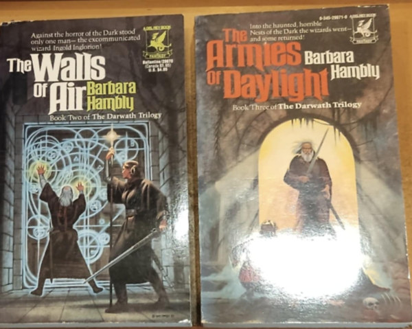 Barbara Hambly - 2 db The Darwath Trilogy: Book Two: The Walls of Air + Book Three: The Armies of Daylight