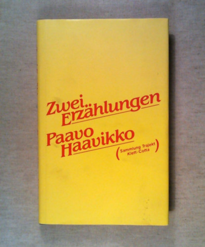 Paavo Haavikko - Zwei Erzahlungen (German) Hardcover