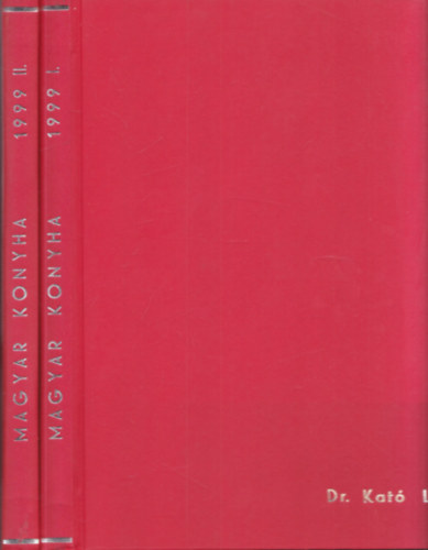Gulay István - Magyar Konyha 1999/1-12. 2 kötetben (teljes évfolyam)
