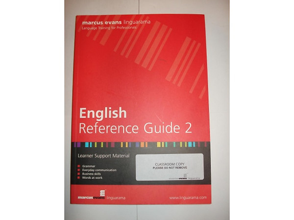 ENGLISH : A Linguarama Reference Guide, Book 2 + English 2 Workbook