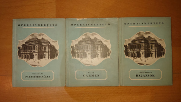 3 db Operaismertető: Parasztbecsület, Carmen, Bajazzók