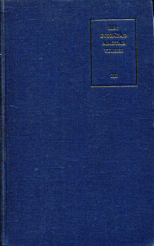 H�t �vsz�zad magyar versei III.