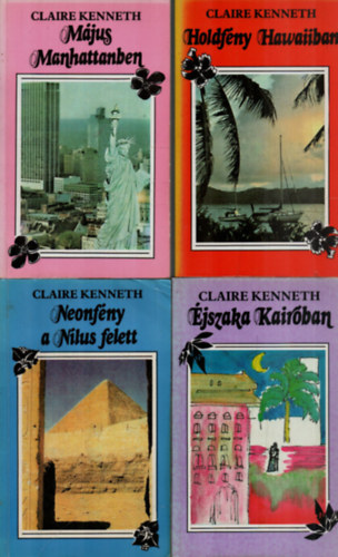 Claire Kenneth - 4 db Claire Kennteh (Éjszaka kairóban, Neonfény a Nílus felett, Holdfény Hawaiiban, Május Manhattenben)