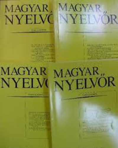 Magyar Nyelvr 128. vf. janur-mrcius. 1. szm