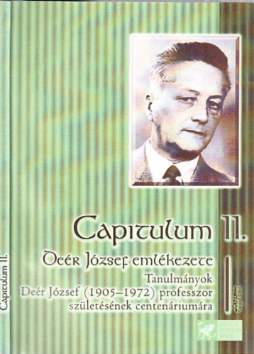 Capitulum II. - De�r J�zsef eml�kezete