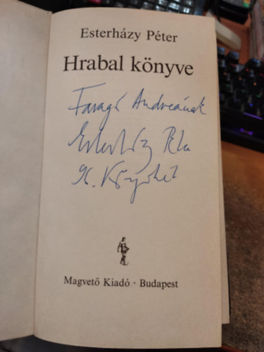 Esterhzy Pter - Hrabal knyve