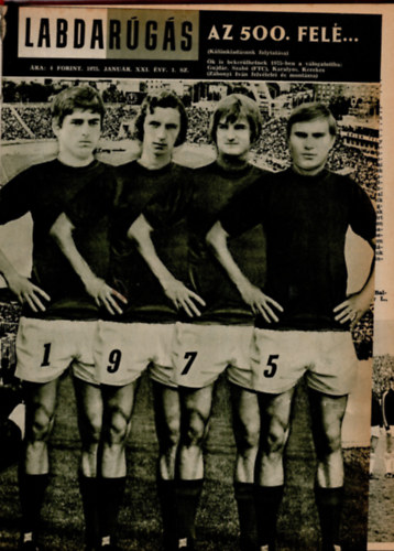 Hoffer J�zsef   (szerk) - Labdar�g�s 1975. XXI. �vfolyam (teljes)