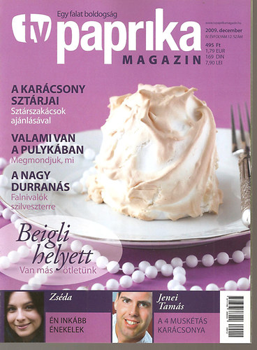 Zsigmond G�bor  (szerk.) - TV Paprika magazin - 2009. december