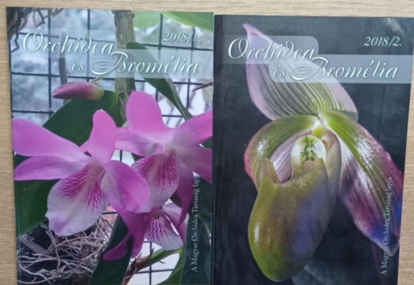 Jzsa Katalin (szerk.) - 2 db Orchidea s Bromlia magazin: 2018/1. s 2018/2.