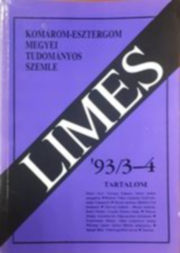 Virg Jen (szerk.) - Limes 1993/3-4