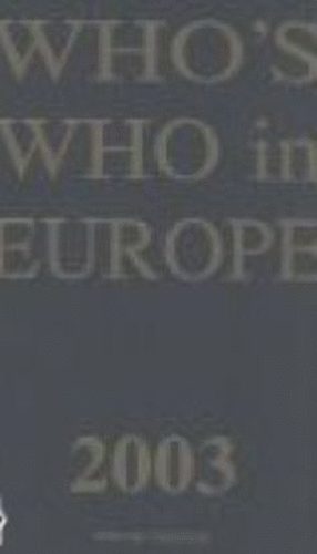 Who's Who in Europe 2003