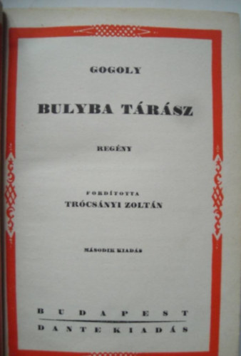 Gogoly - Bulyba Trsz