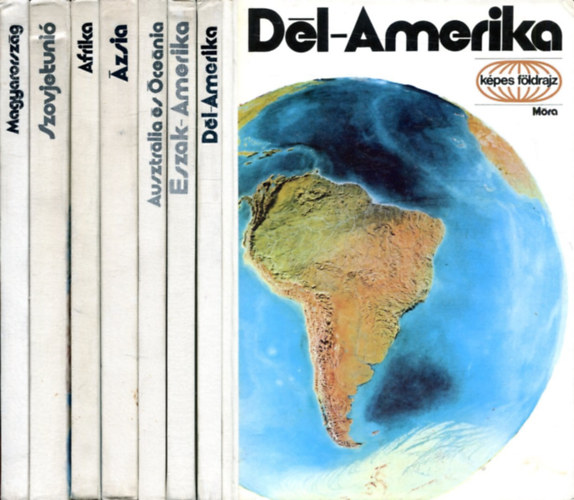 7 db Képes Földrajz: Magyarország - Szovjetunió - Afrika - Ázsia - Ausztrália és Óceánia - Észak-Amerika - Dél-Amerika