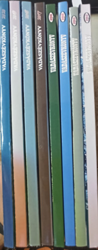 Pechtol Jnos  (Szerk.) - 8 db Vadszvknyv: 2012 +2013 +2015 +2016 +2017 +2018 +2019 +2020