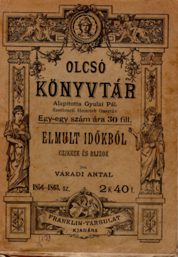 Vradi Antal - Elmult idkbl- Olcs knyvtr 1856-1863