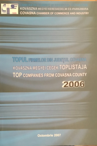 Kov�szna megyei c�gek toplist�ja. Top Companies from Covasna County