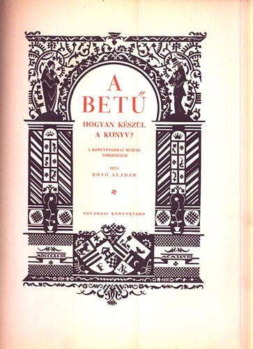 R�v� Alad�r - A bet� (Hogyan k�sz�l a k�nyv?)