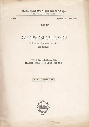 Máthé-Földesi - Az orvosi csucsor
