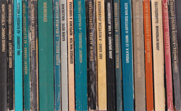 20 db. Kozmosz Fantasztikus K�nyvek (A sehollak�k + Kozmikus f�nyerem�ny + Az elveszett rak�ta + Az elef�ntcsonttorony ...)