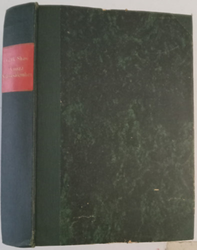 Bernard Shaw - Vissza Matuzs�lemhez - Metabiol�giai pentateuch