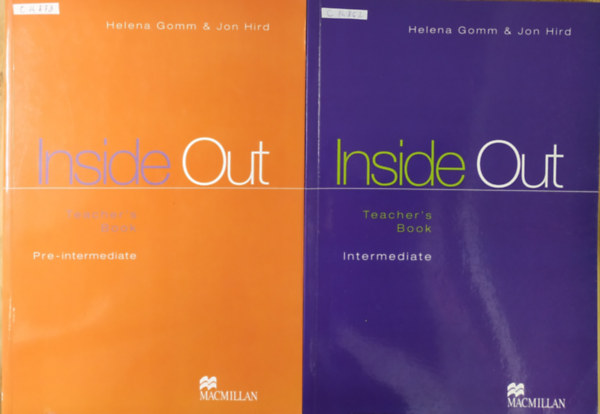 Helena- Hird, Jon Gomm - Inside Out - Intermediate (Teacher's Book) + Inside Out - Pre-Intermediate (Teacher's Book)  (2 ktet)
