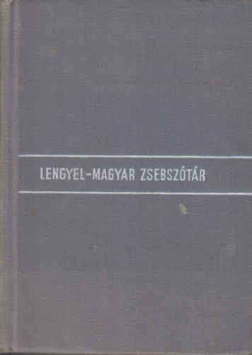 Vars�nyi Istv�n - Lengyel-magyar, magyar-lengyel  zsebsz�t�r