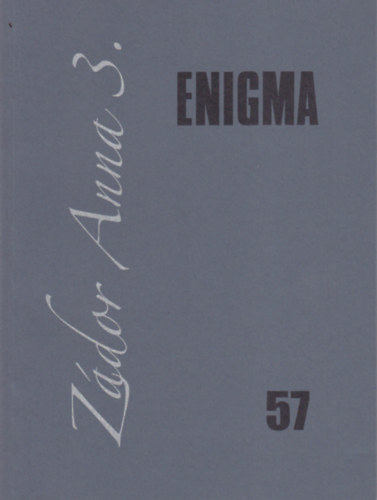 Enigma (Mvszetelmleti folyirat) 57. Zdor Anna 3.