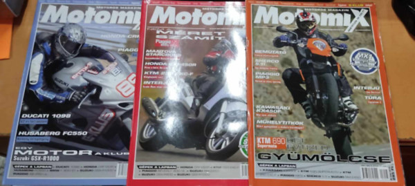 3 db motoros magazin, jsg, folyirat