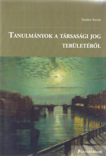 Sndor Istvn - Tanulmnyok a trsasgi jog terletrl