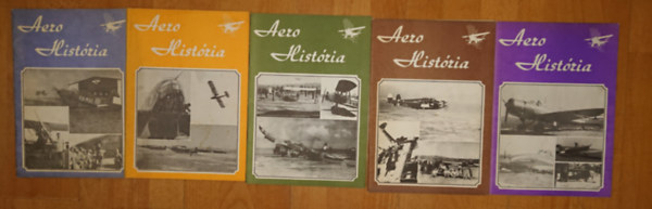 Az Aero História című folyóirat 5 száma: Aero História 1988. június, Aero História 1988. december, Aero História Aero 1989 június, História 1989 december, Aero História 1990. június