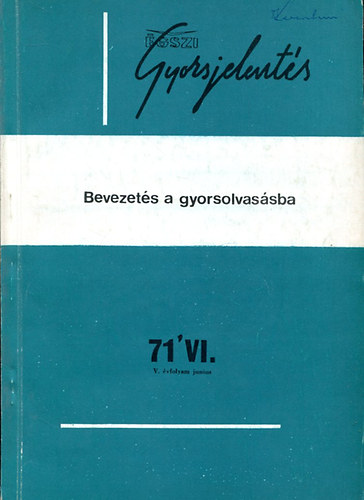 Makrai J�nos - Bevezet�s a gyorsolvas�sba