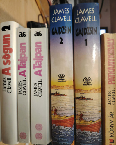 James Clavell - Ázsia Saga (A sógun I-II, A Tajpan I-II, Gajdzsin I-II, Patkánykirály)