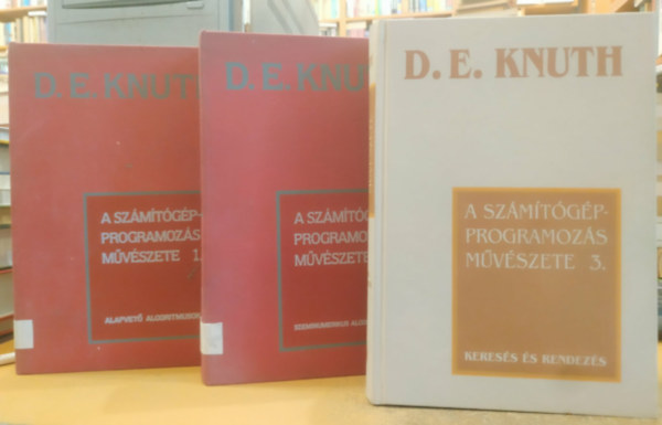 D. E. Knuth - A számítógépprogramozás művészete I-III.