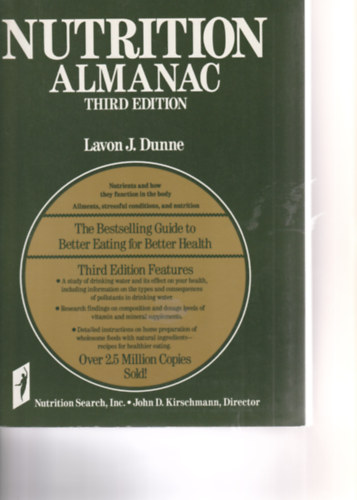 Lavon J. Dunne - Nutrition Almnac ( Tpllkozsi Almnac - angol nyelv)