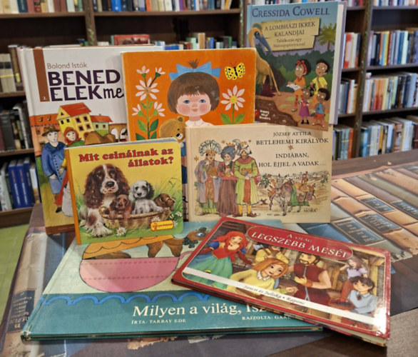 J�zsef Attila, Benedek  Elek, Tarbay Ede, E. Jentner Cressida Cowell - ---