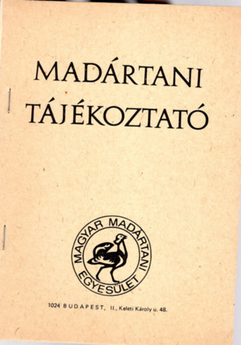 Mad�rtani t�j�koztat� 1978. szeptember-okt�ber