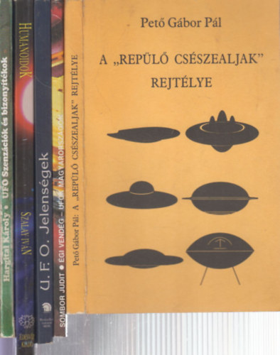 5 db. Ufo-s ktet (A "repl csszealjak" rejtlye + gi vendg + Ufo jelensgek + Humanoidok + Ufo szenzcik s bizonytkok)