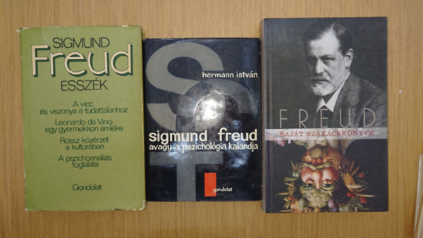 Hermann István Sigmund Freud - 2 könyv Sigmund Freudtól és egy róla: Esszék, Freud saját szakácskönyve + Sigmund Freud, avagy a pszichológia kalandja