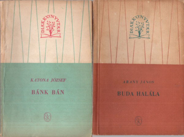 Katona József - 4 db Diákkönyvtár regény ( együtt ) 1. Anyegin, 2. Szigeti veszedelem, 3. Buda halála, 4. Bánk Bán