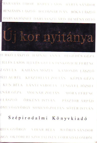Ill�s Lajos  (szerk.) - �j kor nyit�nya